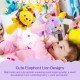 Soft Plush Animals Stuffed Toy (Multi Colors) - Different Shapes