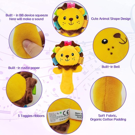 Soft Plush Animals Stuffed Toy (Multi Colors) - Different Shapes