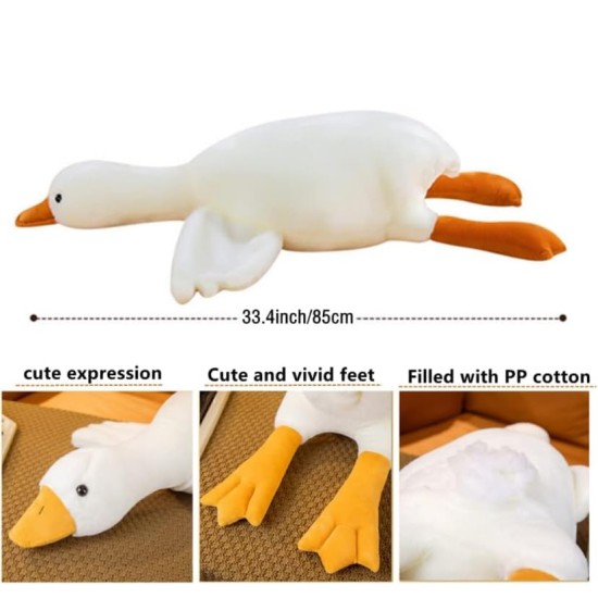 White Wizh Plush Stuffed Pillow Size 85cm, White Wizh Plush Stuffed Pillow Size 85cm,