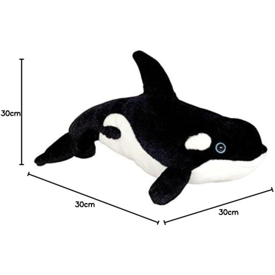 Wild Planet 30 cm All About Nature Wild Planet Orca Whale Plush