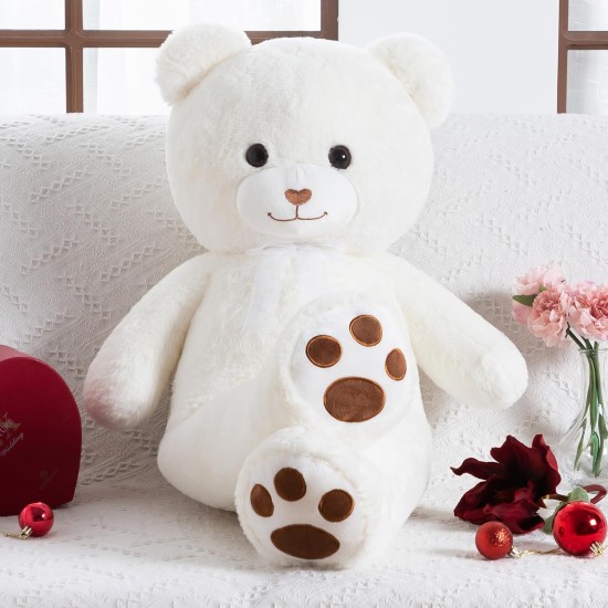 ZGXIONG Giant Teddy Bear Valentines Day Stuffed Animals for Girls 3 Feet Large Stuffed Animals Big Teddy Bear with Heart Plush Toys Pink Big Stuffed Bear Plush Huge Plushies Birthday Wedding 36 Inch ZGXIONG Giant Teddy Bear Valentines Day Stuffed Animals for Girls 3 Feet Large Stuffed Animals Big Teddy Bear with Heart Plush Toys Pink Big Stuffed Bear Plush Huge Plushies Birthday Wedding 36 Inch