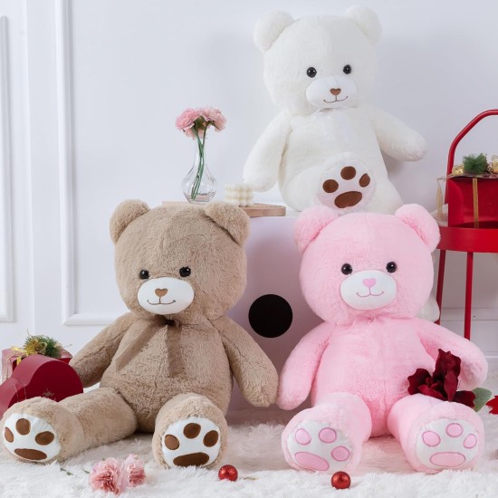ZGXIONG Giant Teddy Bear Valentines Day Stuffed Animals for Girls 3 Feet Large Stuffed Animals Big Teddy Bear with Heart Plush Toys Pink Big Stuffed Bear Plush Huge Plushies Birthday Wedding 36 Inch ZGXIONG Giant Teddy Bear Valentines Day Stuffed Animals for Girls 3 Feet Large Stuffed Animals Big Teddy Bear with Heart Plush Toys Pink Big Stuffed Bear Plush Huge Plushies Birthday Wedding 36 Inch