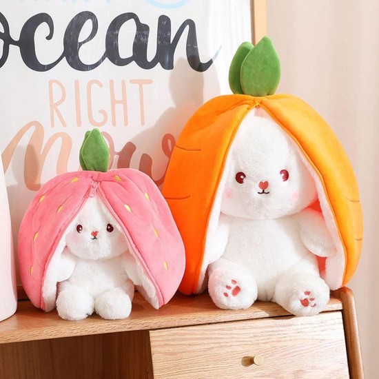 papasgix Muppet Rabbit Toys, Plush Rabbit, 18/25/35 cm Hide and Seek Easter Bunny Plush Stuffed Rabbit Carrot Strawberry Plush High Quality for papasgix Muppet Rabbit Toys, Plush Rabbit, 18/25/35 cm Hide and Seek Easter Bunny Plush Stuffed Rabbit Carrot Strawberry Plush High Quality for