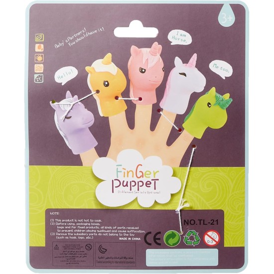 Generic Animals Finger Puppets - 5 Pieces Generic Animals Finger Puppets - 5 Pieces