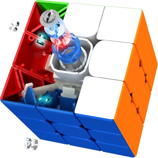 CuberShop Moyu RS3M 2021 MagLev 3x3 Magnetic Speed Cube, moyu RS3M Maglev Professional 3x3 Stickerless Speed Cube, Upgraded Version of Moyu RS3M 2020 (RS3 M 2021 MagLev Pro Version) CuberShop Moyu RS3M 2021 MagLev 3x3 Magnetic Speed Cube, moyu RS3M Maglev Professional 3x3 Stickerless Speed Cube, Upgraded Version of Moyu RS3M 2020 (RS3 M 2021 MagLev Pro Version)