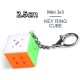 CuberSpeed Qiyi Mini 3x3 Keychain Cube stickerless CuberSpeed Qiyi Mini 3x3 Keychain Cube stickerless