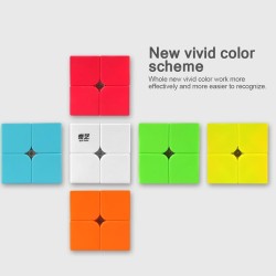 Cuberspeed qy toys qidi s 2x2 stickerless magic cube qidi s 2x2x2 color speed cube