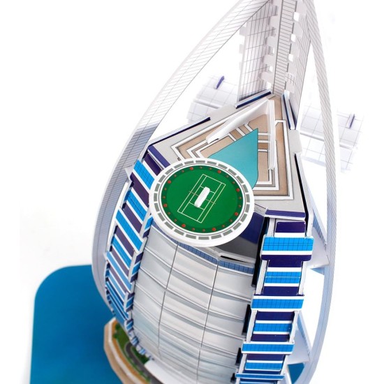 Cubic Fun Burj Al Arab Dubai Shaped 3D Puzzle - 44 Pieces Cubic Fun Burj Al Arab Dubai Shaped 3D Puzzle - 44 Pieces