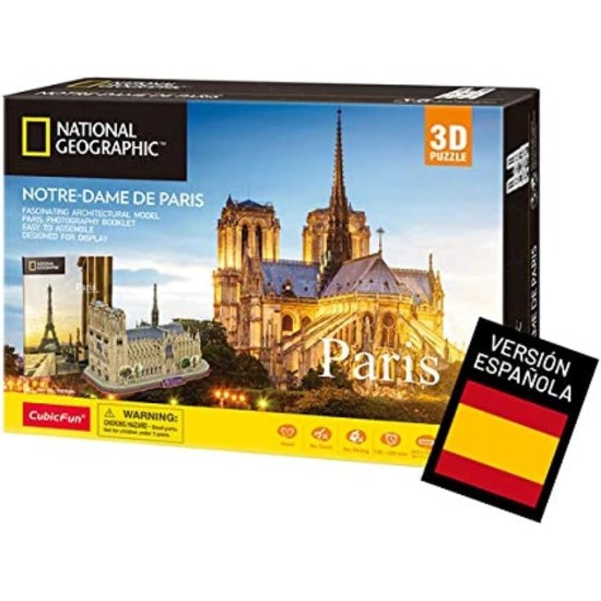 CubicFun Puzzle 3d national geographic notre-dame