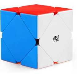 D-FantiX QYTOYS Qicheng Skewb Cube Skewb Speed Cube Stickerless Magic Cube Puzzle Toy for Children Adults (QiCheng Version)