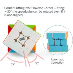 Diansheng Amazing Corner Cut Speed Rubik Cube - 3x3