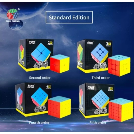 Diansheng Amazing Corner Cut Speed Rubik Cube - 3x3 Diansheng Amazing Corner Cut Speed Rubik Cube - 3x3