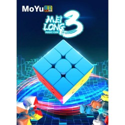 Moyu Bear & bumble moyu meilong 3, stickerless edition 56mm speed cube 3x3 mofang jiaoshi cubing classroom