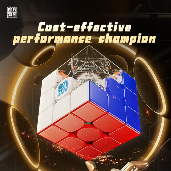 Moyu RS3M V5 2023 Magnetic Dual Adjustment 3x3 Speed Cube, Professional 3x3 Puzzle Cube Stickerless RS3M V5 Magnetic Master Cube (Magnetic Dual Adjustment) Gift for Speed Cuber Moyu RS3M V5 2023 Magnetic Dual Adjustment 3x3 Speed Cube, Professional 3x3 Puzzle Cube Stickerless RS3M V5 Magnetic Master Cube (Magnetic Dual Adjustment) Gift for Speed Cuber