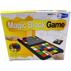 AL SAFWA Plastic Rubik's Racing Game 25 Squares Per End Multicolor
