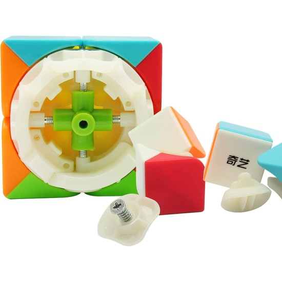 AUTHFORT Cube Set 3 Pack 2x2 Two Sides Cube Magic Speed Cube 3x3x3 & Mirror Gold Speed Cubes Bundle Collection (3 Pieces) AUTHFORT Cube Set 3 Pack 2x2 Two Sides Cube Magic Speed Cube 3x3x3 & Mirror Gold Speed Cubes Bundle Collection (3 Pieces)
