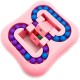 Anjetan Rotating Magic Bean Cube Toy, Pink Anjetan Rotating Magic Bean Cube Toy, Pink