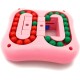 Anjetan Rotating Magic Bean Cube Toy, Pink Anjetan Rotating Magic Bean Cube Toy, Pink