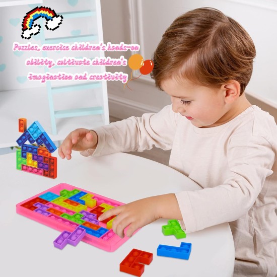 Girls Gifts for 5 6 Year Old Kids, Toys for 3+ 4+ 5+ Year Old Girls Toys Age 3-4-5-6-7-8 IQ Games Pop Push It Fidget Toys for Autism Adult Toddlers Puzzles Game Sensory Toys Rainbow STEM Birthday Gift Girls Gifts for 5 6 Year Old Kids, Toys for 3+ 4+ 5+ Year Old Girls Toys Age 3-4-5-6-7-8 IQ Games Pop Push It Fidget Toys for Autism Adult Toddlers Puzzles Game Sensory Toys Rainbow STEM Birthday Gift
