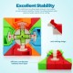 Moruska Qiyi 4x4 Speed Cube Stickerless 4x4x4 Magic Cube Puzzle Toy - Qi Qiyuan S Moruska Qiyi 4x4 Speed Cube Stickerless 4x4x4 Magic Cube Puzzle Toy - Qi Qiyuan S