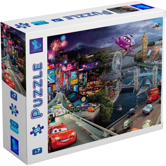 Cute Cat Cars - 150 Pieces Cute Cat Cars - 150 Pieces