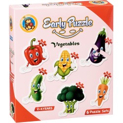 Fluffy Bear EP-1008 Vegetables Puzzle - Multi Color