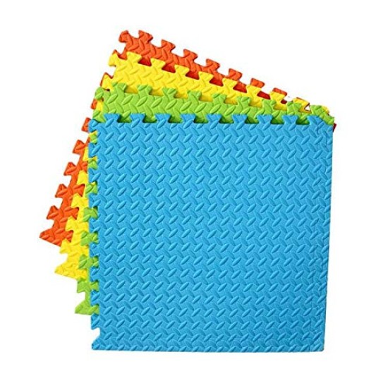 Foam Mat Rainbowtoy Puzzle 60x60x1CM Set of 4 Piece - Multi Color Foam Mat Rainbowtoy Puzzle 60x60x1CM Set of 4 Piece - Multi Color