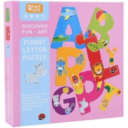 Funny Alphabet Jigsaw Puzzle for Kids