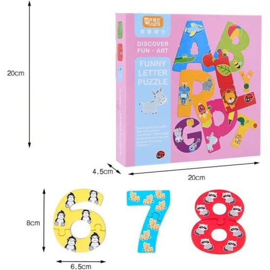 Funny Alphabet Jigsaw Puzzle for Kids Funny Alphabet Jigsaw Puzzle for Kids