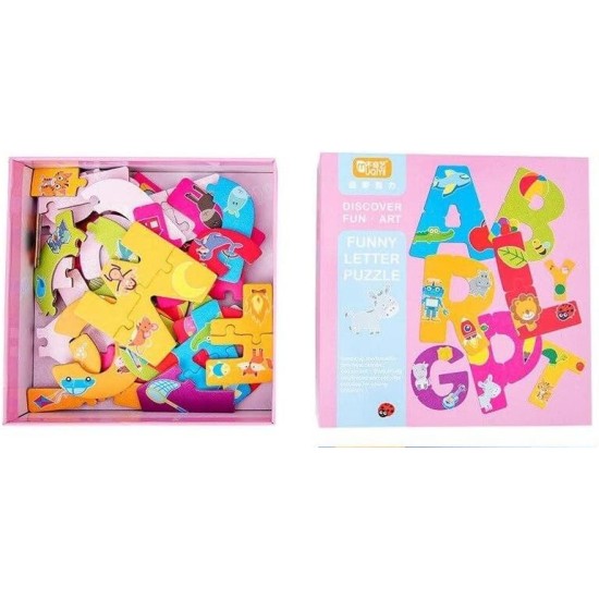 Funny Alphabet Jigsaw Puzzle for Kids Funny Alphabet Jigsaw Puzzle for Kids