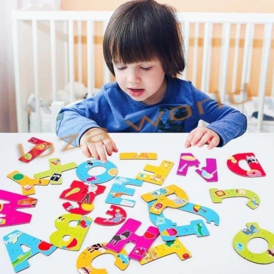 Funny Alphabet Jigsaw Puzzle for Kids Funny Alphabet Jigsaw Puzzle for Kids