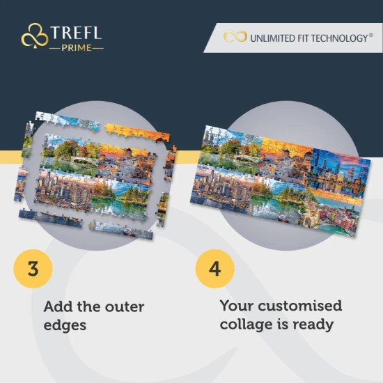 Trefl Prime 1500 Pieces Puzzle Cityscape: Urban Reflection, Perth, Australia Trefl Prime 1500 Pieces Puzzle Cityscape: Urban Reflection, Perth, Australia