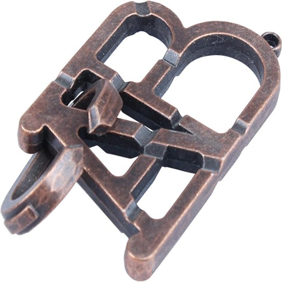 fashion mania ABC Metal Puzzle Lock IQ Test Mind Game Toys Brain Teaser Metal Puzzles Magic Trick Toy Metal IQ Puzzle for Kids and Adults fashion mania ABC Metal Puzzle Lock IQ Test Mind Game Toys Brain Teaser Metal Puzzles Magic Trick Toy Metal IQ Puzzle for Kids and Adults