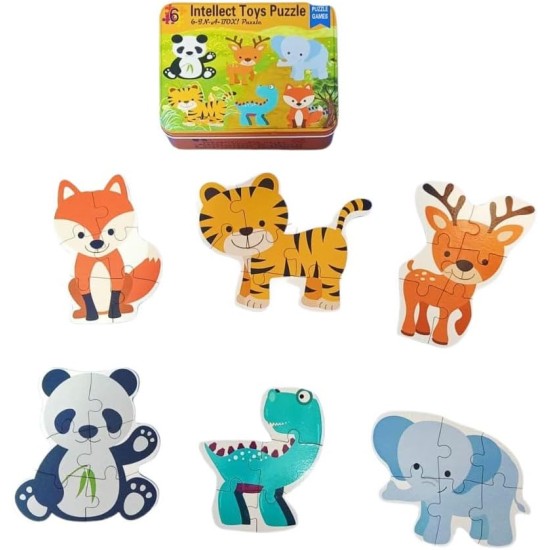 AlSafwa Animal Assemble Puzzle Box, Multicolor, W22-29-A AlSafwa Animal Assemble Puzzle Box, Multicolor, W22-29-A