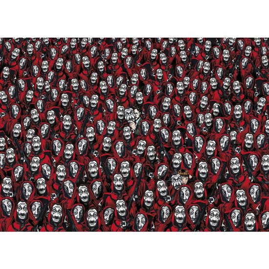 Clementoni Puzzle Impossible La Casa De Papel 1000 Pieces Clementoni Puzzle Impossible La Casa De Papel 1000 Pieces