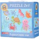 Fluffy Bear 2-In-1 Aquarium Puzzle 44-Piece Set Fluffy Bear 2-In-1 Aquarium Puzzle 44-Piece Set