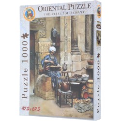 Fluffy Bear The Street Merchant Oriental Puzzle 1000-Pieces