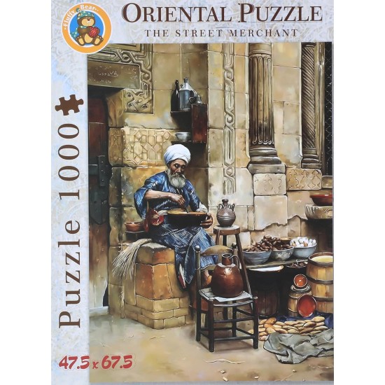 Fluffy Bear The Street Merchant Oriental Puzzle 1000-Pieces Fluffy Bear The Street Merchant Oriental Puzzle 1000-Pieces