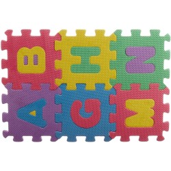 Generic Foam Squared Puzzle Mat for Kids, 13×13 cm - Multi Color
