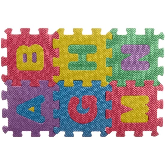 Generic Foam Squared Puzzle Mat for Kids, 13×13 cm - Multi Color
