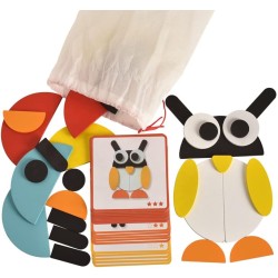 Other Early Childhood Educational Toy, Wooden Jigsaw puzzle, Ability of Cognizance, Creative Animal Characters, Safe Material, 3 Years and Above