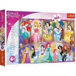 Trefl 160 Pieces Princesses Portraits/Disney Princess
