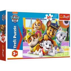 Trefl Puzzles - "30" - Paw Patrol always on time/Vaicom PAW Patrol 18286