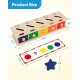 Coogam Montessori Toys Wooden Color Shape Sorting Box Game Geometric Matching Blocks Early Learning Educational Toy Gift for 3 4 5 Year-Old Baby Toddlers Coogam Montessori Toys Wooden Color Shape Sorting Box Game Geometric Matching Blocks Early Learning Educational Toy Gift for 3 4 5 Year-Old Baby Toddlers
