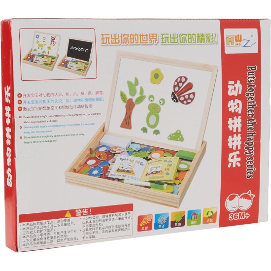 Isco ball chalkboard wooden writing drawing whiteboard magnetic fun educational puzzle toy for young early education from 36 months