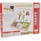 Isco ball chalkboard wooden writing drawing whiteboard magnetic fun educational puzzle toy for young early education from 36 months