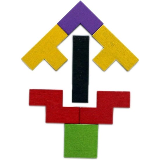 KAVID Wooden Jigsaw Puzzle (40 Pieces) Tangram Jigsaw Teasers Educational Children’s Puzzle Game KAVID Wooden Jigsaw Puzzle (40 Pieces) Tangram Jigsaw Teasers Educational Children’s Puzzle Game