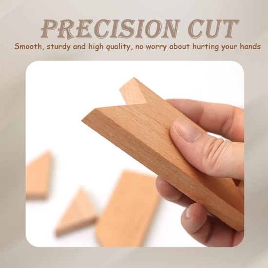 KINGOU T Puzzles Tangram Puzzle Wooden Brain Puzzles for Kids & Adult Challenge Wooden Brain Teasers Puzzle Games for Family Party Favor - Brain Games for Kids KINGOU T Puzzles Tangram Puzzle Wooden Brain Puzzles for Kids & Adult Challenge Wooden Brain Teasers Puzzle Games for Family Party Favor - Brain Games for Kids