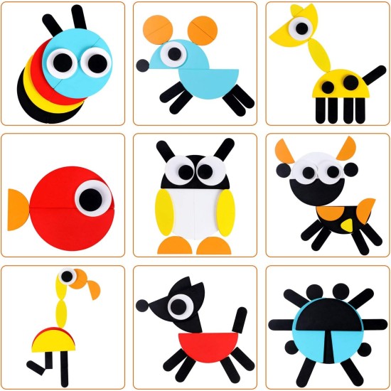 Lewo 130 PCS Wooden Pattern Blocks Geometric Shape Puzzles Classic Educational Toys Tangrams Set for Kids with 24 Design Cards cypt Lewo 130 PCS Wooden Pattern Blocks Geometric Shape Puzzles Classic Educational Toys Tangrams Set for Kids with 24 Design Cards cypt