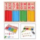 OFKPO Children's Wooden Maths Toy, Mathematics Numbers Training Game OFKPO Children's Wooden Maths Toy, Mathematics Numbers Training Game